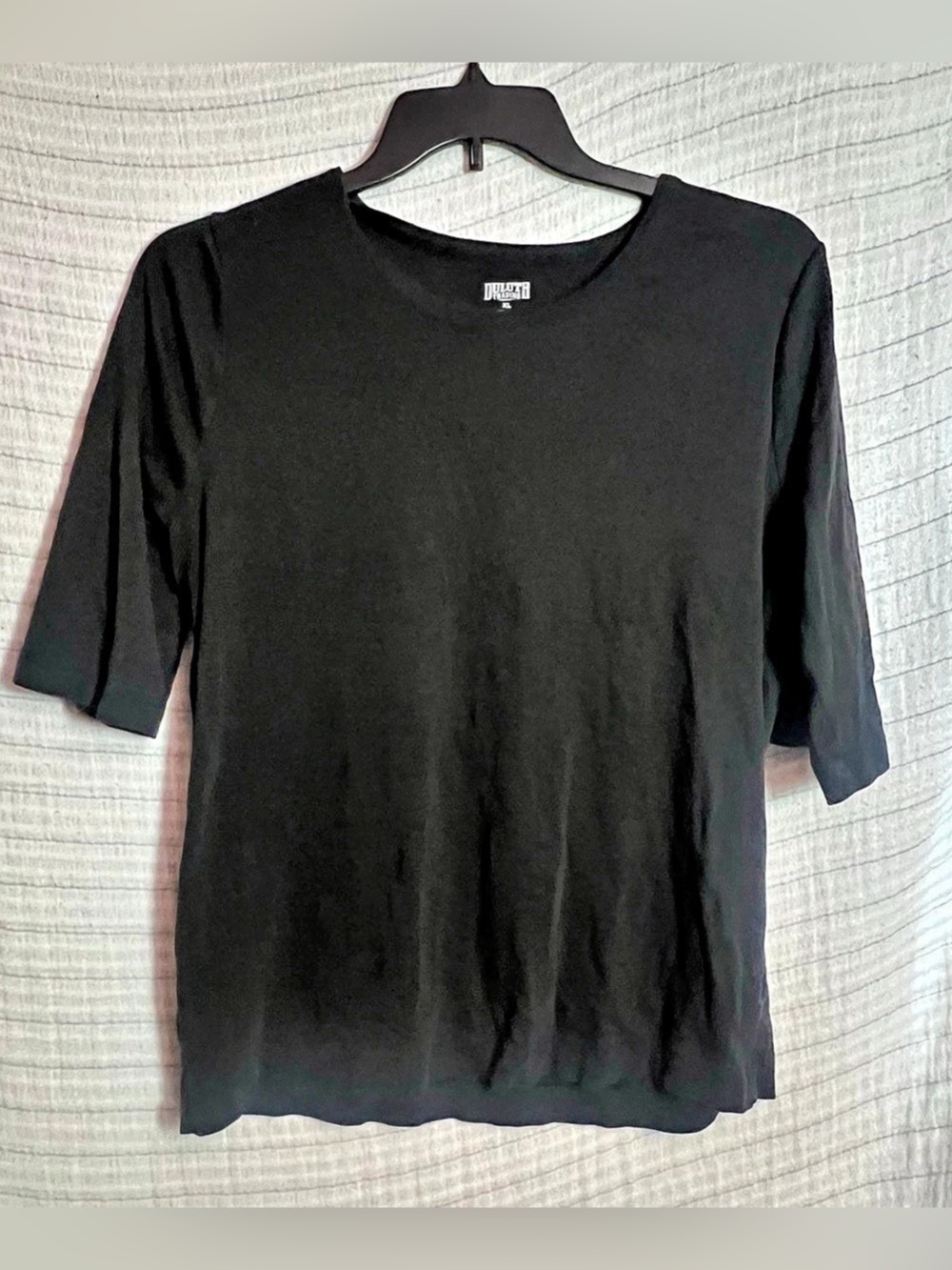 Duluth Trading Co. Women's Longtail T-Shirt. Black XL